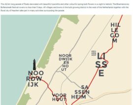 Route Bloemencorso 23 april 2022